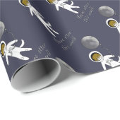 "Je bent de beste wereld", de 'Space otter gift'-o Cadeaupapier (Rol Hoek)