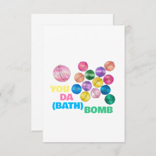 Je bent de Bomb Funny, geïllustreerd bedankt