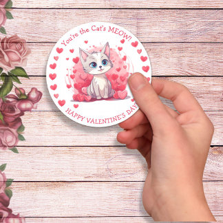 Je bent de Cat's Meow Small Kind's Class Valentijn Ronde Sticker