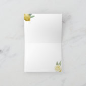 Je bent de citroenbruiloft bedankkaart (Binnen)