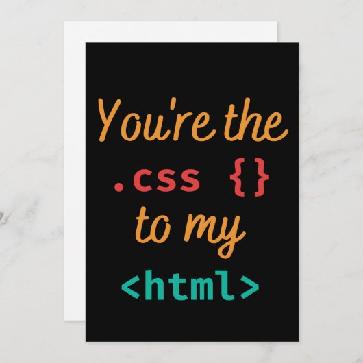 JE BENT DE CSS IN MIJN HTML - WEB DEV FEESTDAGENKAART (Voorkant / Achterkant)