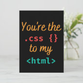 JE BENT DE CSS IN MIJN HTML - WEB DEV FEESTDAGENKAART (Staand voorkant)