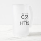 Je bent de CSS van mijn HTML  Matglas Bierpul (Voorkant rechts)