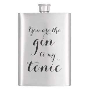 JE BENT DE GIN VOOR MIJN TONIC stalen drinkfles Flacon