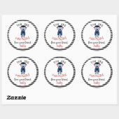 Je bent de Halloweenpartij van Fantastic Kind Ronde Sticker (Vel)