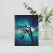 Je bent de lichtturquoise briefkaart (Staand voorkant)