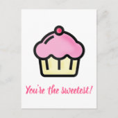Je bent de liefste! Cupcake-Valentijnsdag Feestdagenkaart (Voorkant)