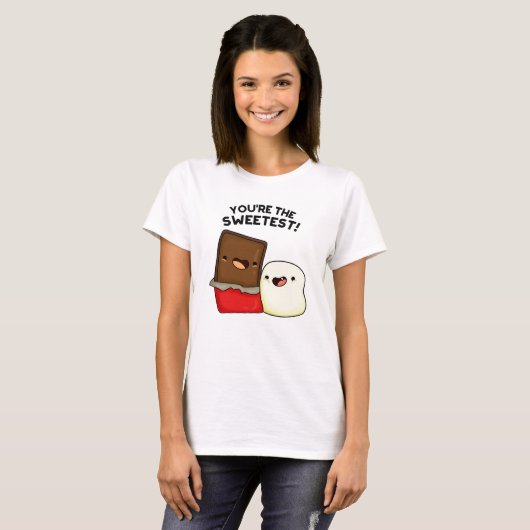 Je bent de liefste grappige snackwoordspeling t-shirt (Voorkant volledig)