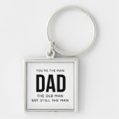 Je bent de Man vader - grappige pap citaat Sleutelhanger (Voorkant)