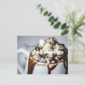 Je bent de Marshmallows voor mijn cacao Briefkaart (Staand voorkant)