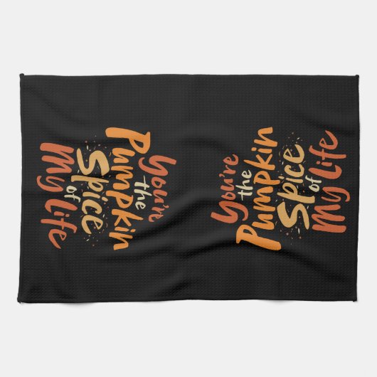 Je bent de pompoenspice van mijn leven - Thanksgiv Theedoek (Horizontaal)