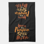 Je bent de pompoenspice van mijn leven - Thanksgiv Theedoek (Verticaal)