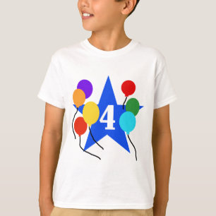 Je bent de Star 4th Birthday Tshirts en geschenken