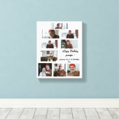 Je bent de verjaardagslegende canvas afdruk (Insitu (Houten vloer))