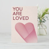 Je bent dol op feestdagenkaart (Staand voorkant)