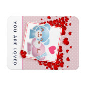 Je bent dol op het zoenen van Beren op Polka Dots. Magneet (Horizontaal)