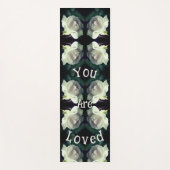 Je bent dol op White Rose Inspirerend Yogamat (Voorkant)