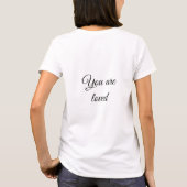 Je bent dol op zonmotivatie citeert een doordacht t-shirt (Achterkant)