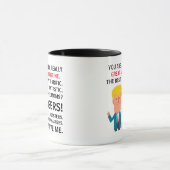 Je bent echt een geweldige mama Trump Custom Name  Mok (Midden)