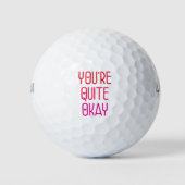 Je bent echt grappig Romantic Valentijn Love Golfballen (Voorkant)