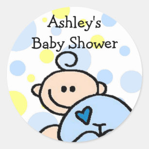 Je bent een Aangepast Baby shower Ronde Sticker
