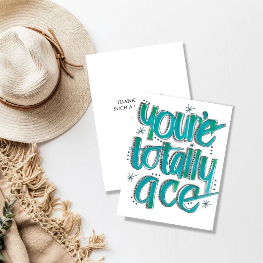 Je bent een Ace Hand Drawn Friendship Kaart