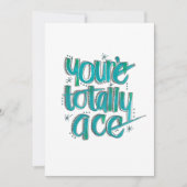 Je bent een Ace Hand Drawn Friendship Kaart (Voorkant)