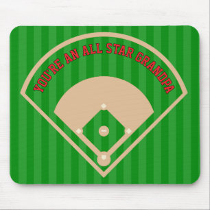 Je bent een All Star Baseball Field Gift Muismat