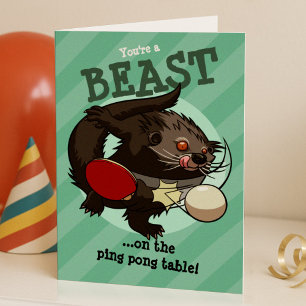Je bent een beest! Ping Pong Binturong Bearcat
