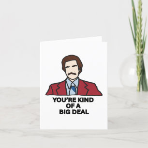 Je bent een beetje een big deal - Vaderdag Bedankkaart
