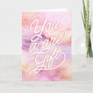 Je bent een cadeauleraarsvriend. kaart