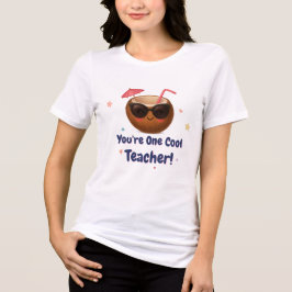 Je bent een coole leraar - Grappig Kokosnoot T-shi Tri-Blend Shirt