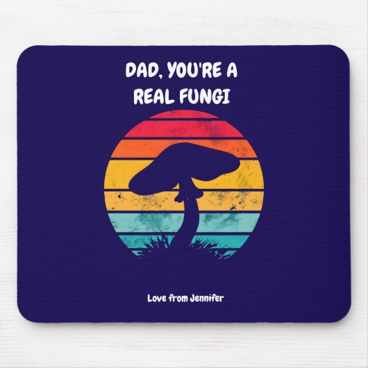 Je bent een echte Fungi - Gepersonaliseerde papa m Muismat (Voorkant)