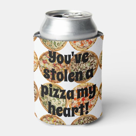 Je bent een echte pizza werk! blikjeskoeler (Blikje Voorkant)