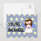 Je bent een engel briefkaart (Voorkant / Achterkant)