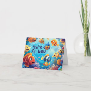 Je bent een fantastische Kinder Valentijnsdag Kaar Feestdagen Kaart