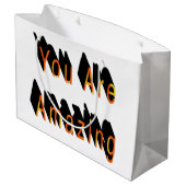 Je bent een geweldige grote cadeautas (Achterkant Gekanteld)