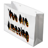 Je bent een geweldige grote cadeautas (Voorkant Gekanteld)