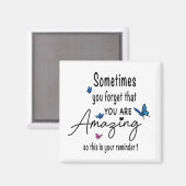 Je bent een geweldige herinnering - Inspirerend qu Magneet (Voorkant / Achterkant)