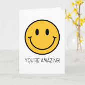 Je bent een geweldige kaart! kaart (Gele Bloem)