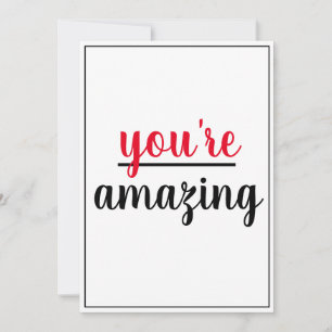 Je bent een geweldige Sint Gesture Wonderful Perso Bedankkaart