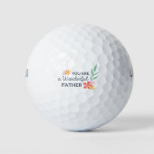 Je bent een geweldige Vaderdag | Golfballen (Voorkant)