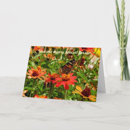 Je bent een heel bijzonder persoon kaart (Voorkant)