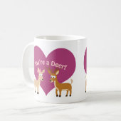 Je bent een hert! koffiemok (Voorkant links)