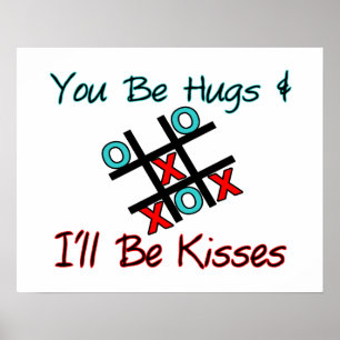 Je bent een hoer, ik ben een Kisses. Poster