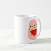 Je bent een in een meloen cadeau speciaal iemand koffiemok (Voorkant rechts)