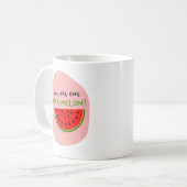 Je bent een in een meloen cadeau speciaal iemand koffiemok (Voorkant links)