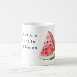 Je Bent Eén In Een Meloen Watermeloen Koffiemok