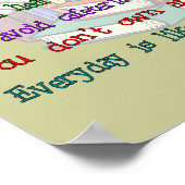 Je bent een in ruste leermeester als...Art Print (Hoek)