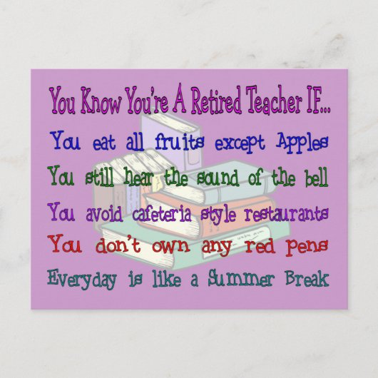 Je bent een in ruste leermeester als.. briefkaart (Voorkant)